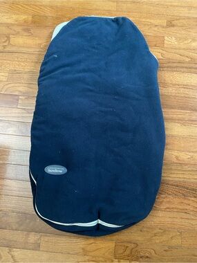 JJ Cole Navy Fleece Bundleme Infant Bunting